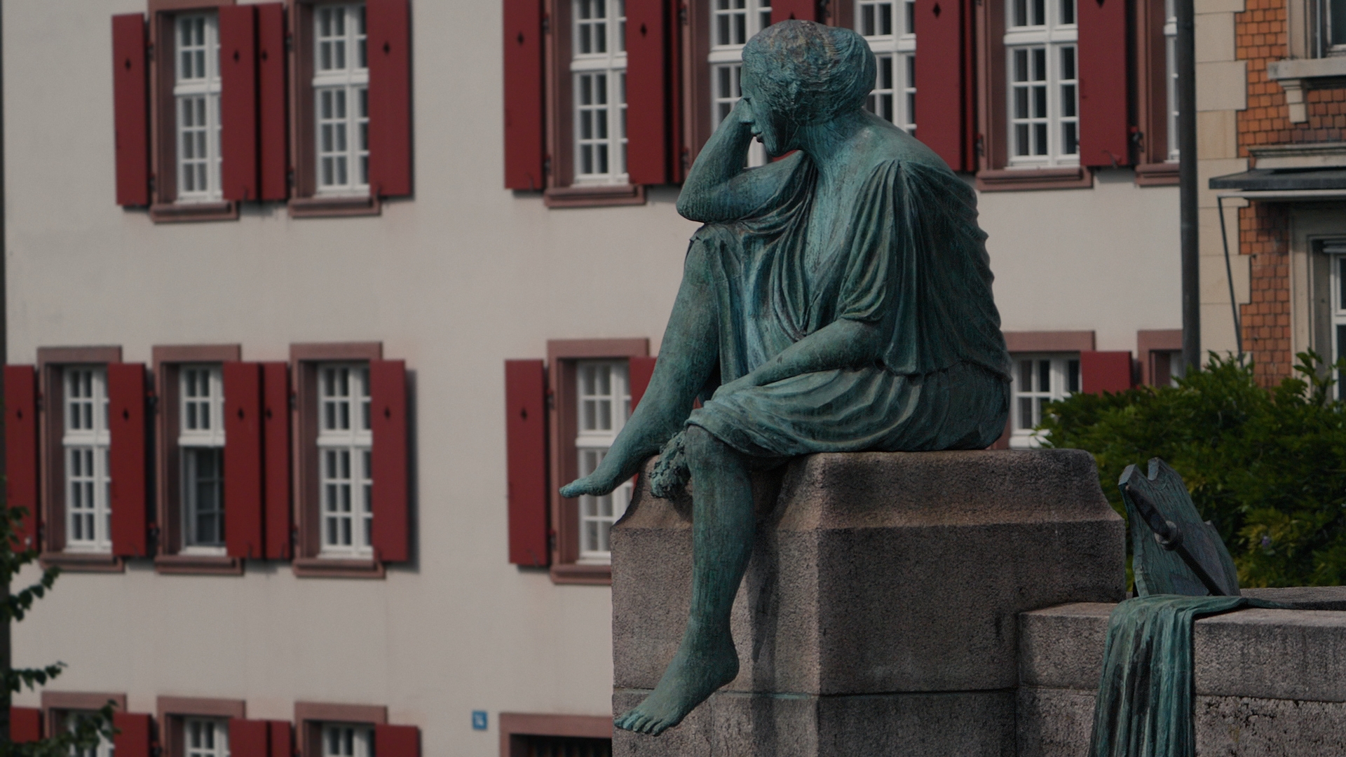 Helvetia auf der Reise